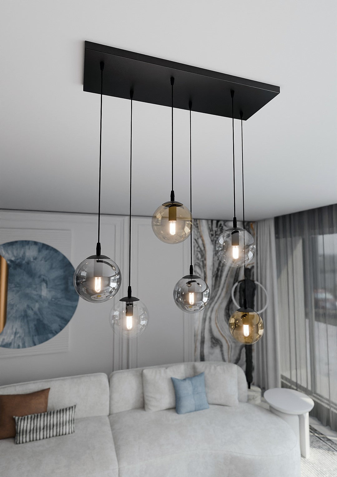 Cosmo 6 premium pendellampe blandet