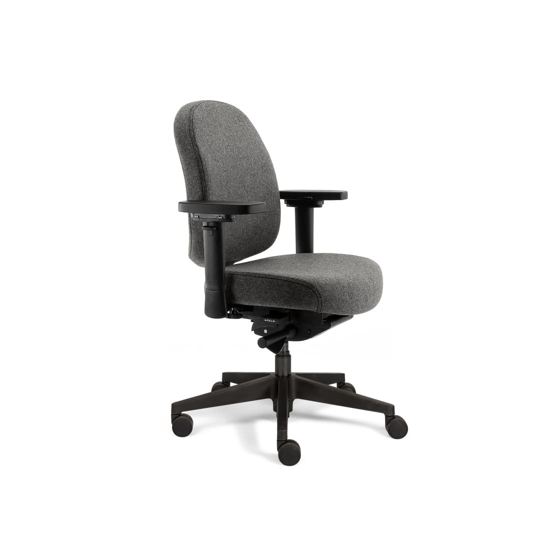 Sit And Move Therapod X Compact Medium Grey - Office Chair Wool Felt Fenice