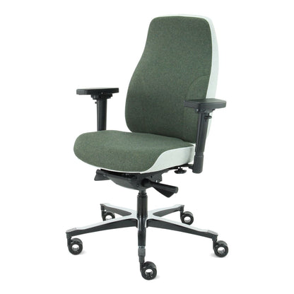 Sit And Move Therapod X2 Oliven - Kontorstol Facet Uld Oliven/Askgrå