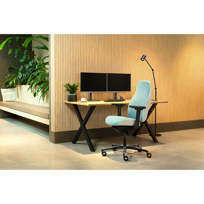 Sit And Move Therapod X2 Azure - Office Chair Facet Wool Azure/Ash Grey