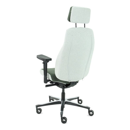 Sit And Move Therapod X2 HR Headrest Olive - Office Chair Facet Wool Olive/Ash Grey