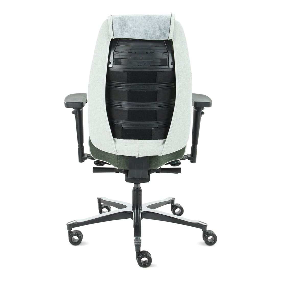 Sit And Move Therapod X2 HR Headrest Olive - Office Chair Facet Wool Olive/Ash Grey