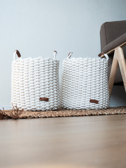Kidsdepot Korbo L baskets - white