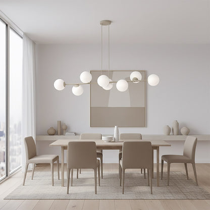 Magnus 8 pendant lamp mocha/opal
