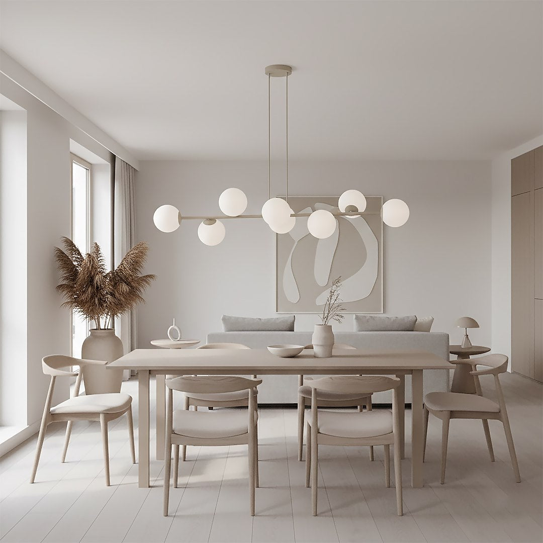 Magnus 8 pendant lamp mocha/opal