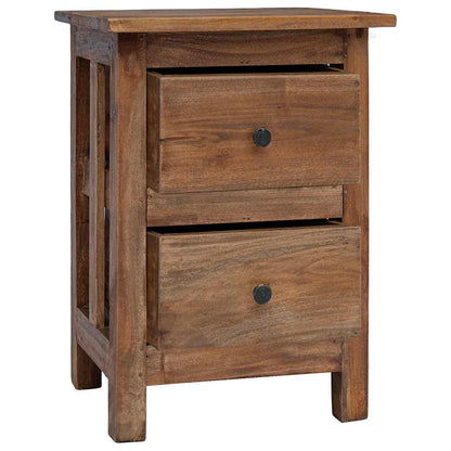 Natbord 40X30X51 Cm Massivt Mahognitræ