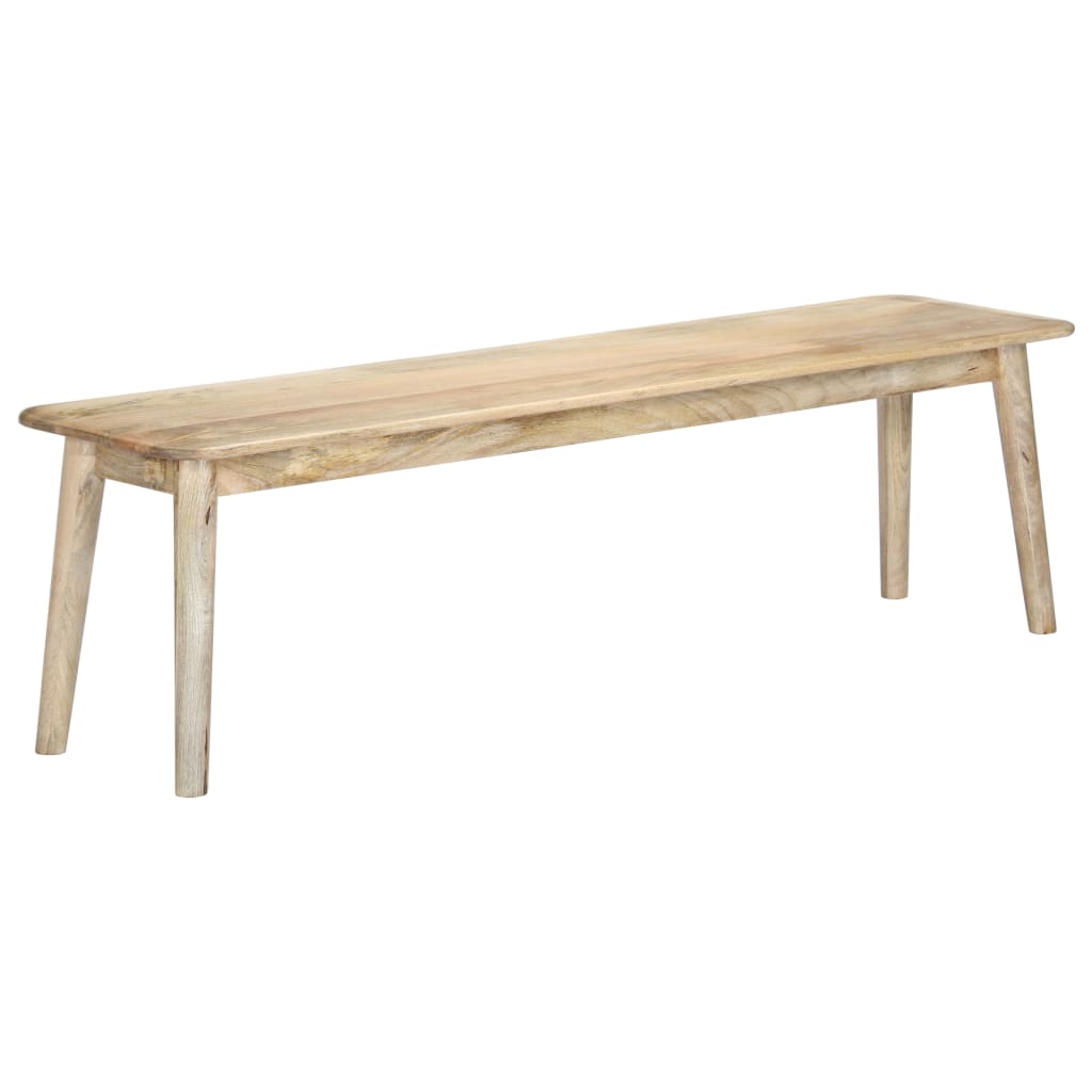 Bænk 160X40X45 Cm Massivt Mangotræ
