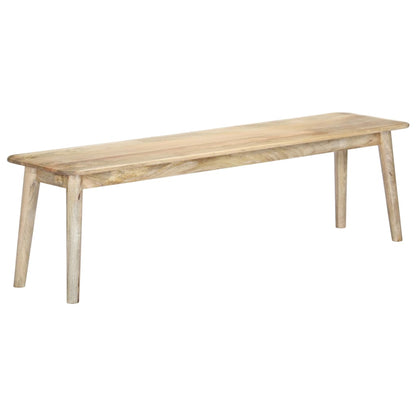 Bænk 160X40X45 Cm Massivt Mangotræ
