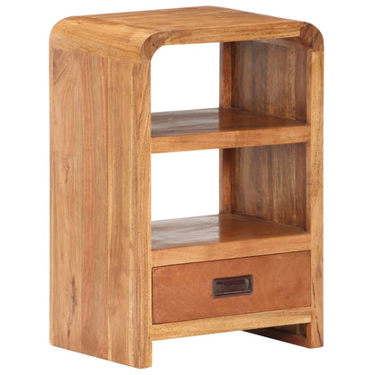 Natbord 40X30X60 Cm Massivt Akacietræ Med Honningfinish