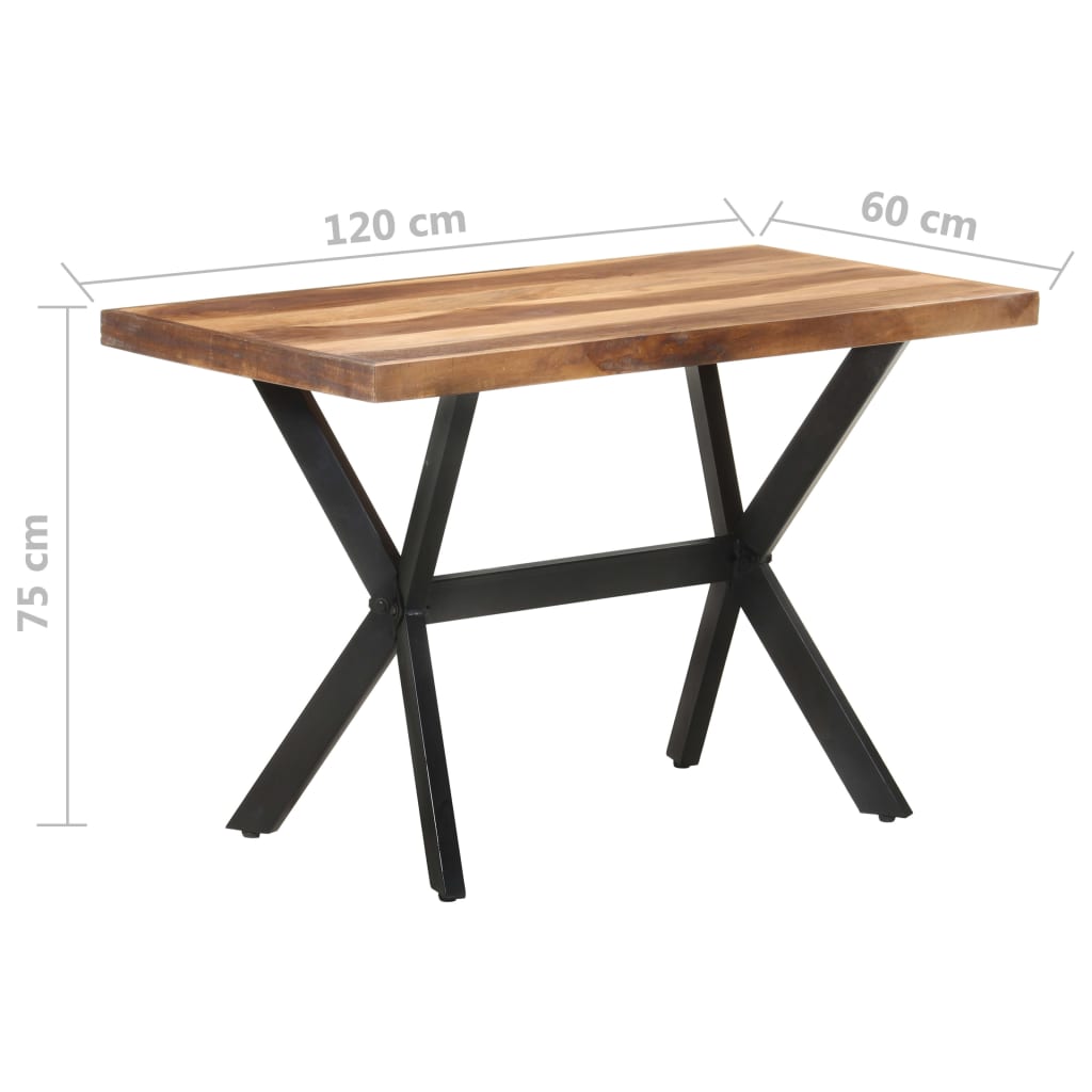 Spisebord Massivt Træ Med Honningfarvet Finish