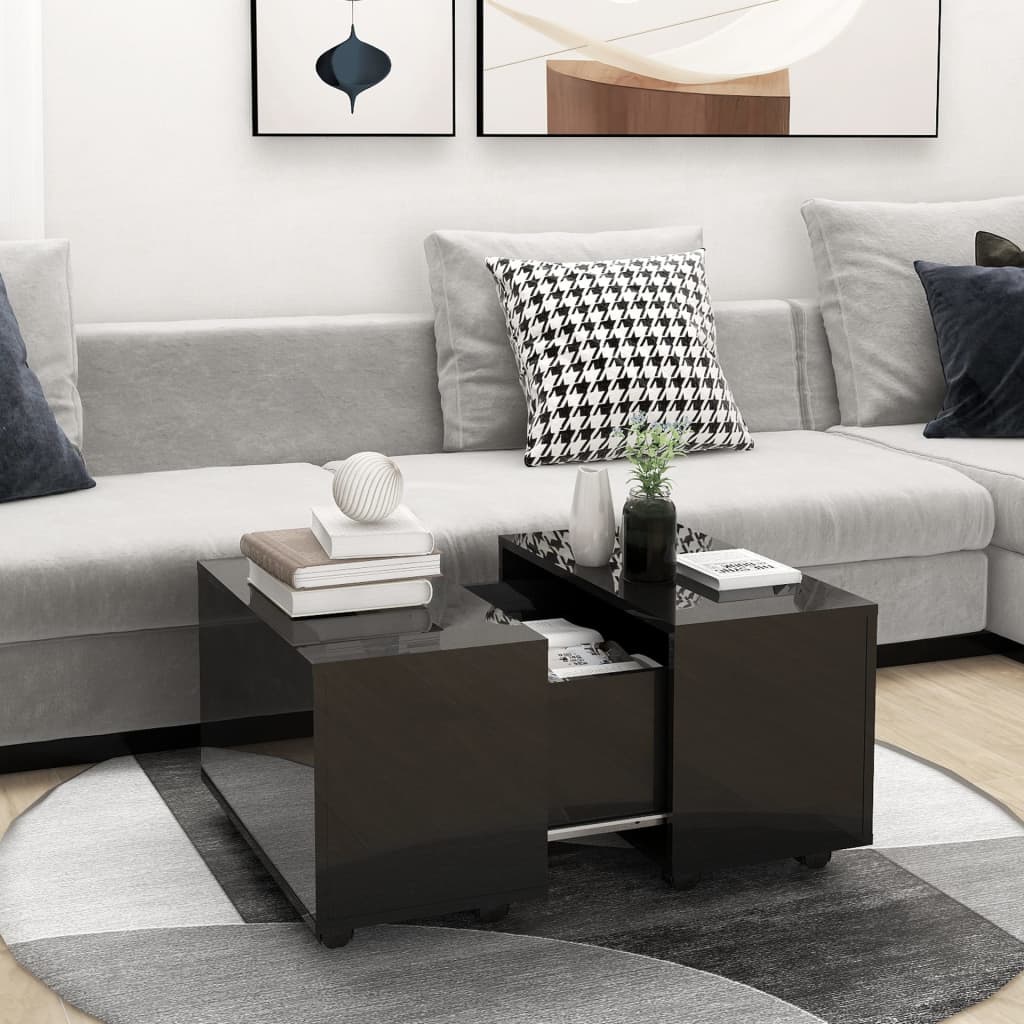 Sofabord 60X60X38 Cm Konstrueret Træ Kunsteg