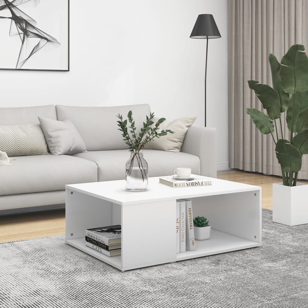 Sofabord 90X67X33 Cm Konstrueret Træ Antikt Træ
