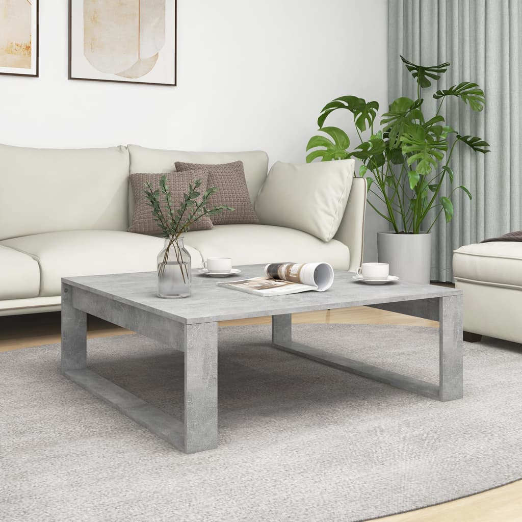Sofabord 100X100X35 Cm Konstrueret Træ Kunsteg