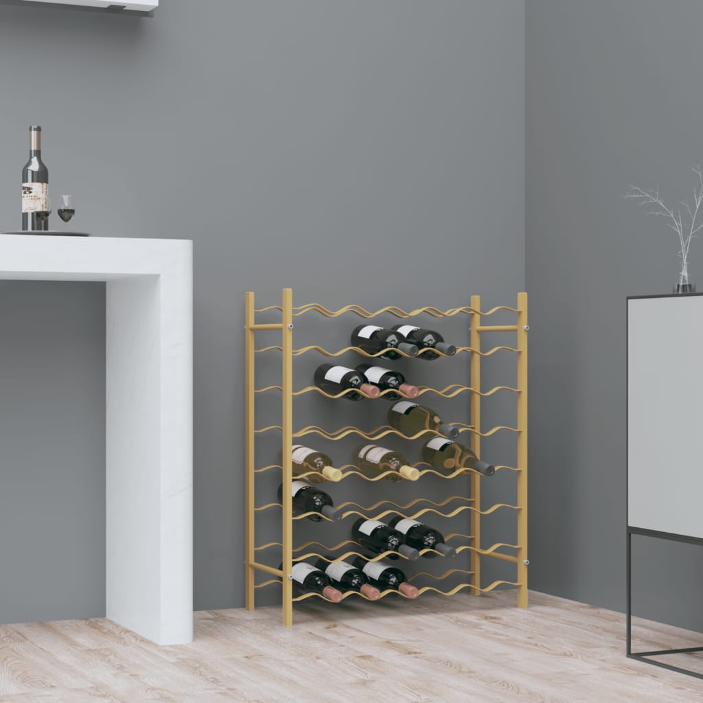 Vinreol Til 48 Flasker Metal