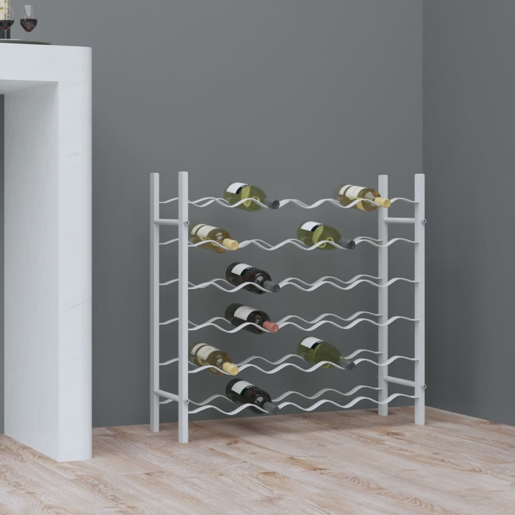 Vinreol Til 48 Flasker Metal