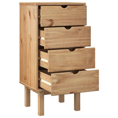 Kommode Otta 45X39X90 Cm Massivt Fyrretræ