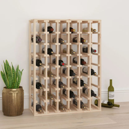 Vinreol 70X33X94 Cm Massivt Fyrretræ