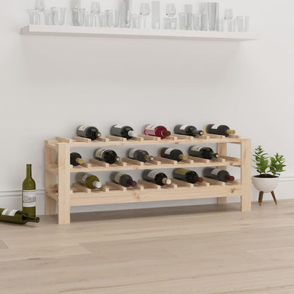 Vinreol 61,5X30X107,5 Cm Massivt Fyrretræ