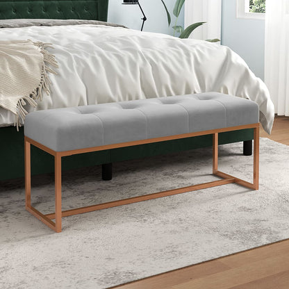 Bænk 110X36X45 Cm Velour