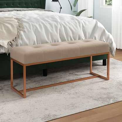 Bænk 110X36X45 Cm Velour