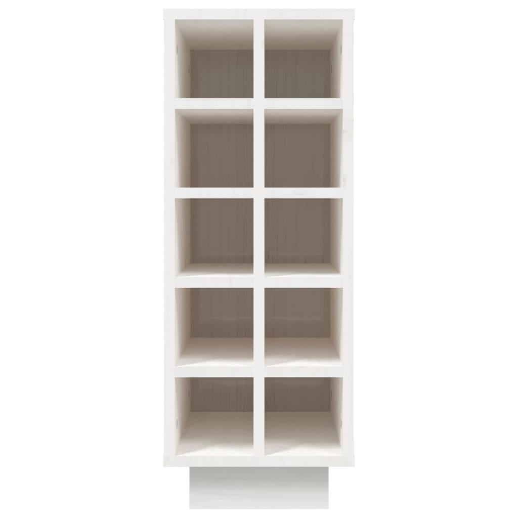 Vinskab 23X34X61 Cm Massivt Fyrretræ