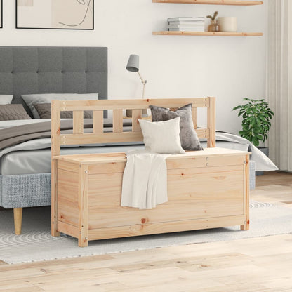 Bænk 110X41X76,5 Cm Massivt Fyrretræ