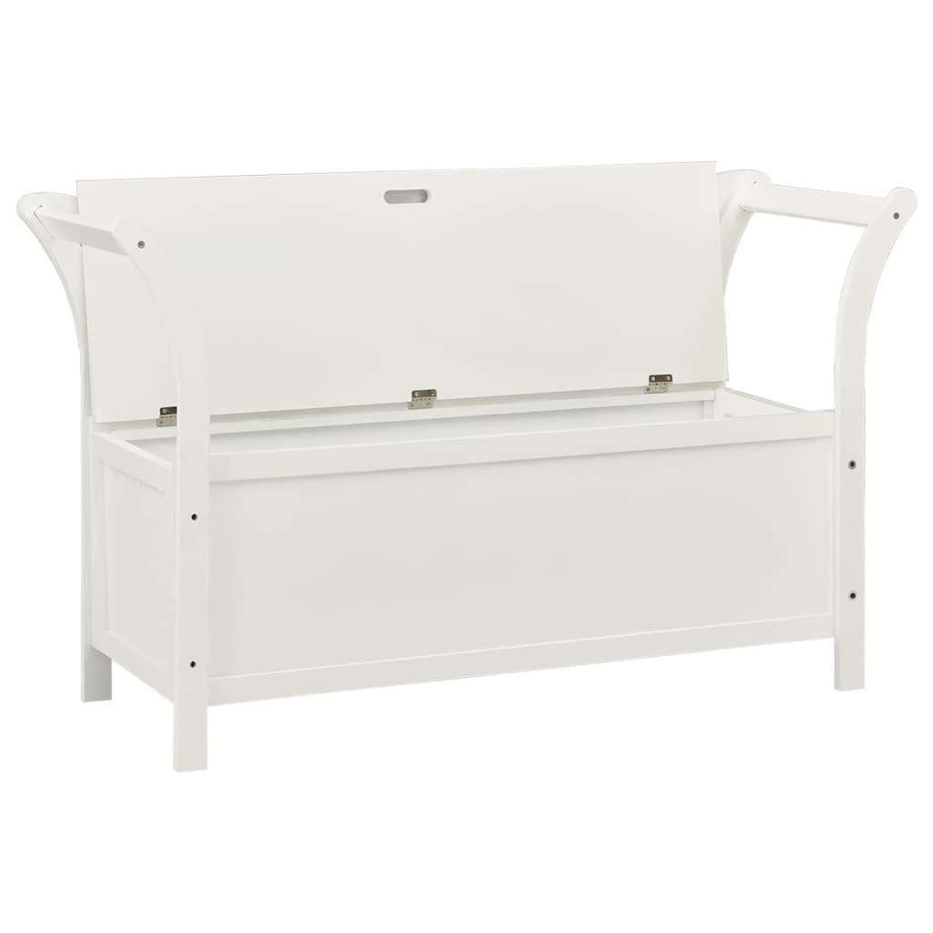 Bænk 107X45X75,5 Cm Massivt Fyrretræ
