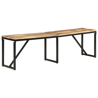 Bænk Massivt Mangotræ