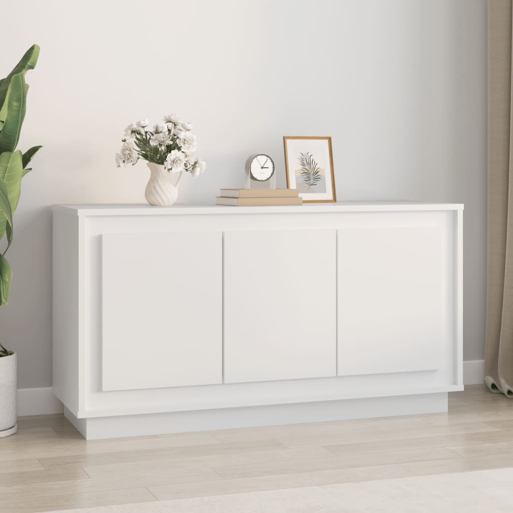 Skænk Håndlavet Eg 102X35X55 Cm Konstrueret Træ