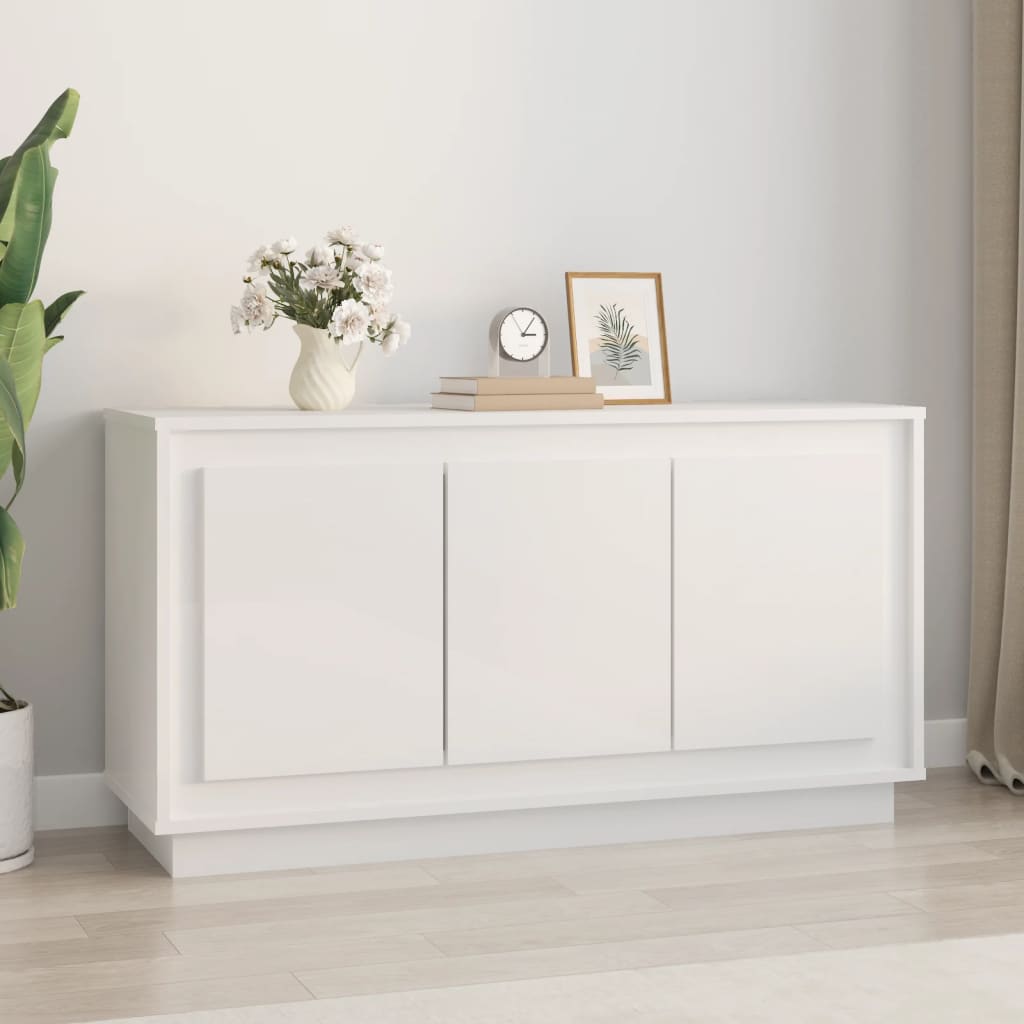 Skænk Håndlavet Eg 102X35X55 Cm Konstrueret Træ