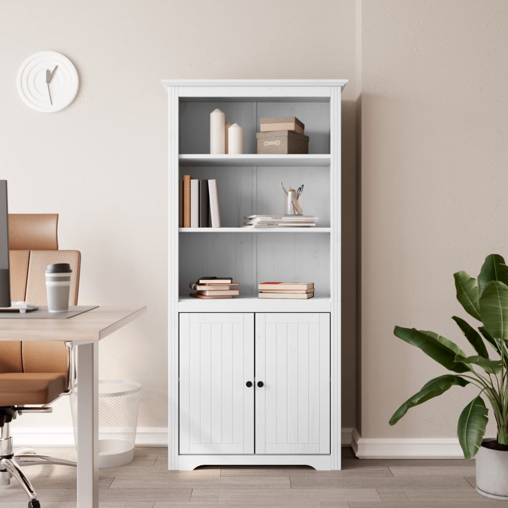 Bogreol Bodo 3 Niveauer 82 X 40 X 173 Cm Konstrueret Træ