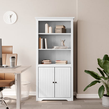 Bogreol Bodo 3 Niveauer 82 X 40 X 173 Cm Konstrueret Træ