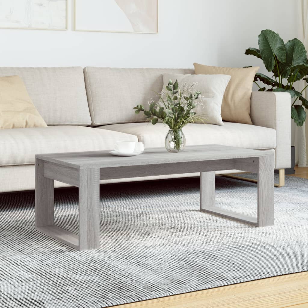 Sofabord 102X50X35 Cm Konstrueret Træ Kunsteg