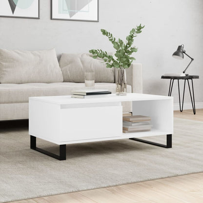 Sofabord 90X50X36,5 Cm Konstrueret Træ Gammeldags Træ