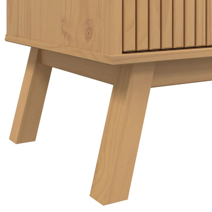 Skænk Olden 114X43X73,5 Cm Massivt Fyrretræ