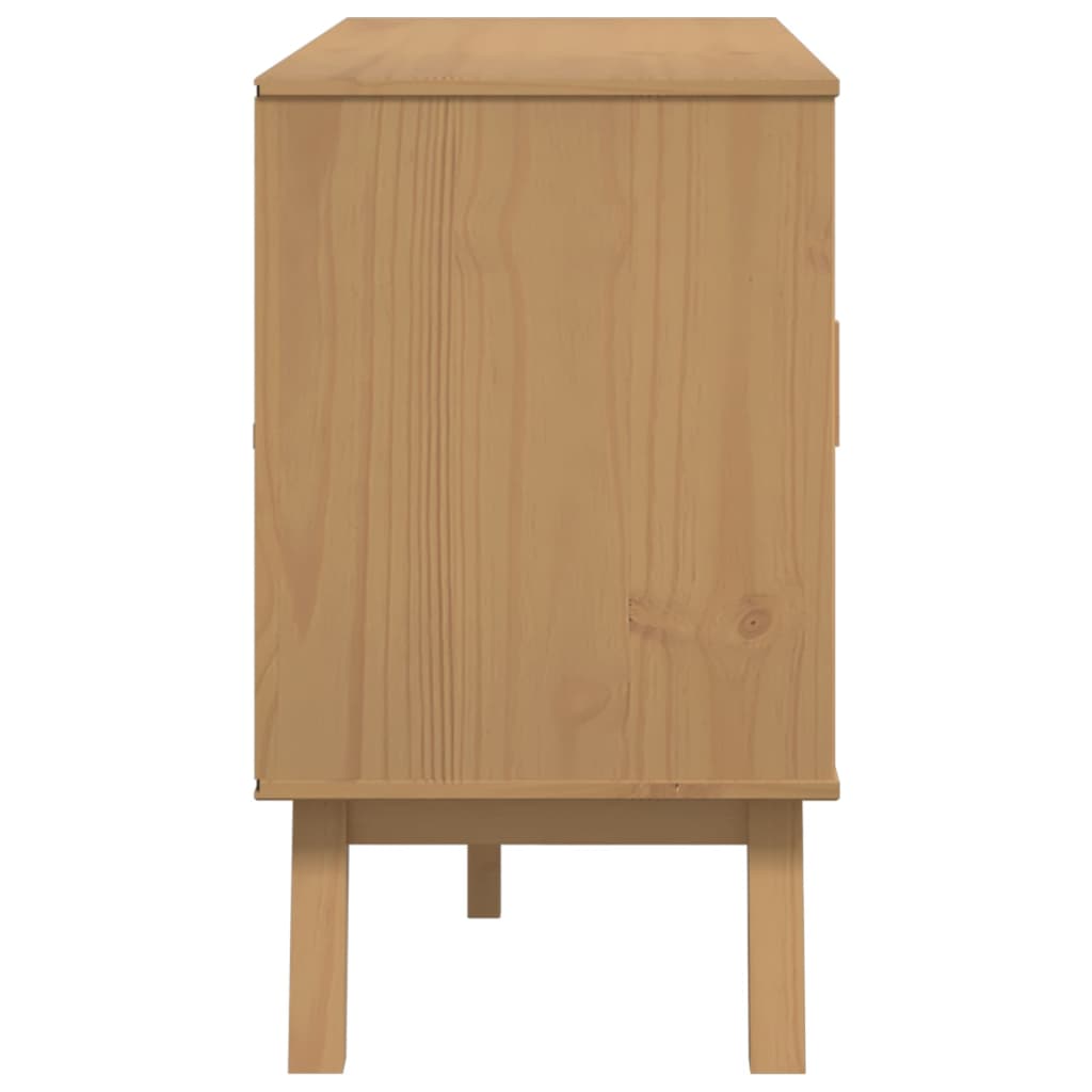 Skænk Olden 114X43X73,5 Cm Massivt Fyrretræ