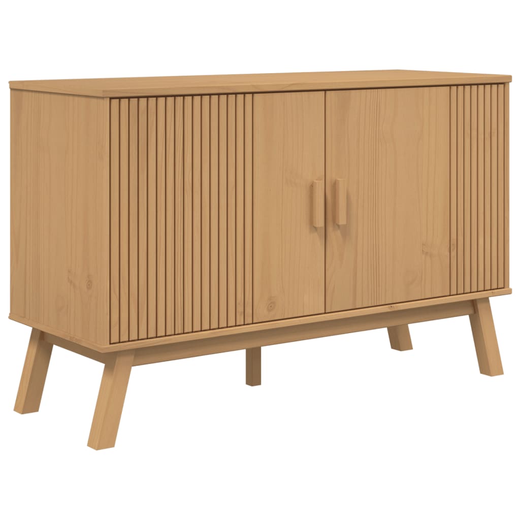 Skænk Olden 114X43X73,5 Cm Massivt Fyrretræ