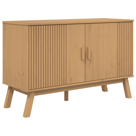 Skænk Olden 114X43X73,5 Cm Massivt Fyrretræ