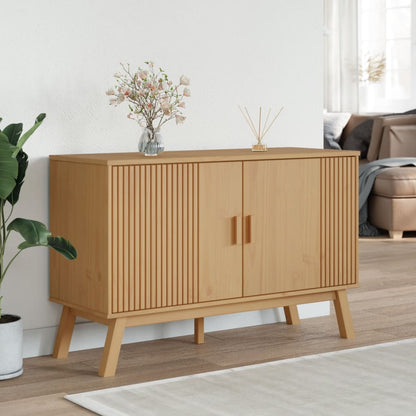 Skænk Olden 114X43X73,5 Cm Massivt Fyrretræ