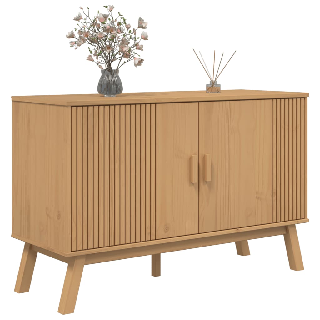 Skænk Olden 114X43X73,5 Cm Massivt Fyrretræ