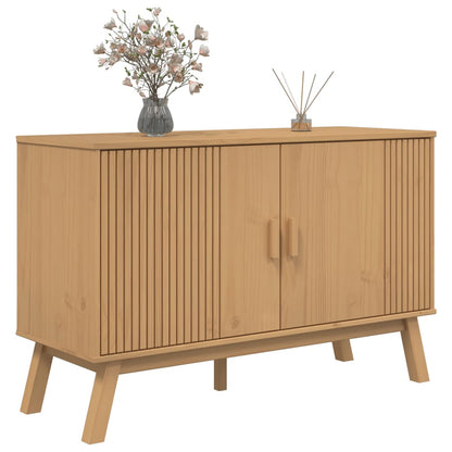 Skænk Olden 114X43X73,5 Cm Massivt Fyrretræ