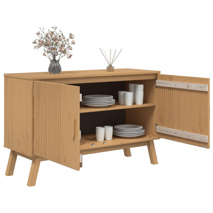 Skænk Olden 114X43X73,5 Cm Massivt Fyrretræ