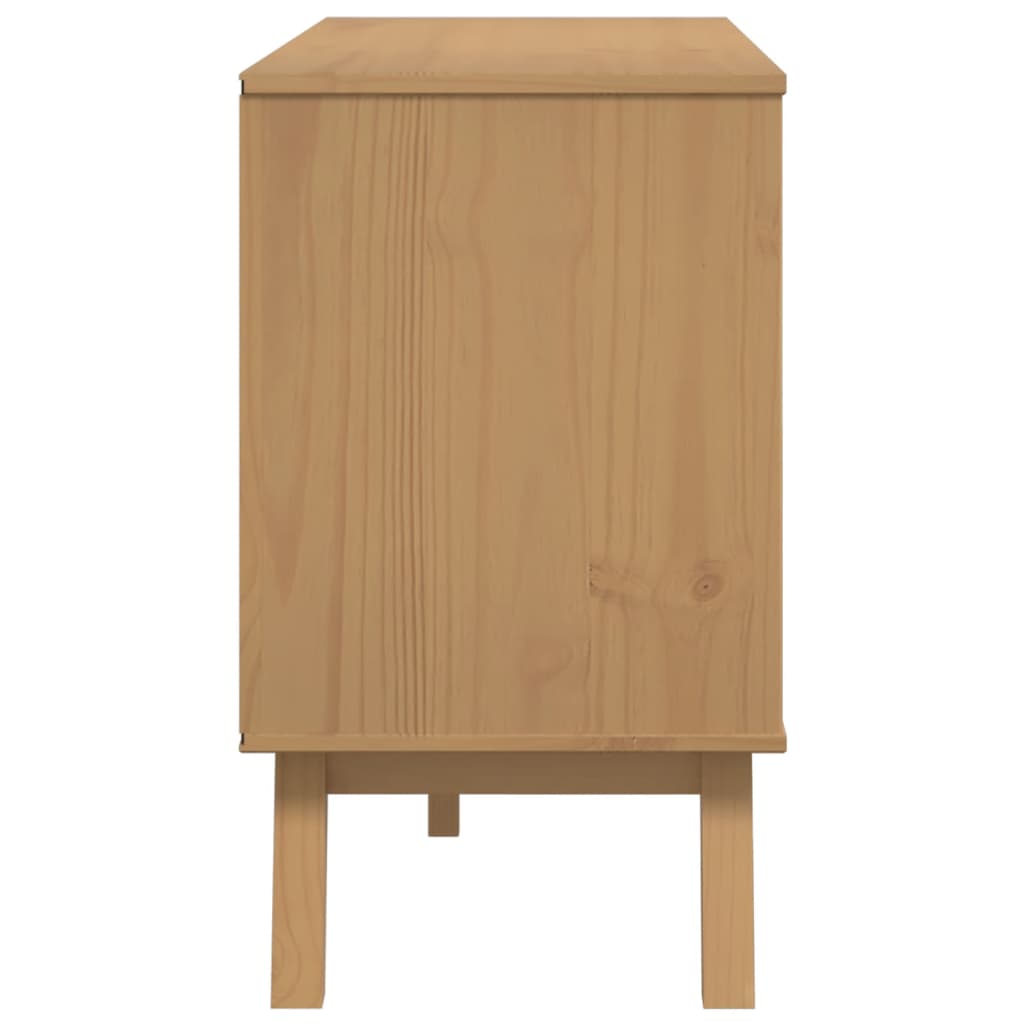 Skænk Olden 114X43X73,5 Cm Massivt Fyrretræ