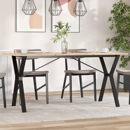 Bordben Til Spisebord 140X60X73 Cm Y-Stel Stål
