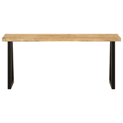 Bænk Med Naturlig Kant 105 Cm