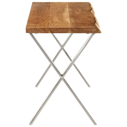 Bænk Med Naturlig Kant 105 Cm