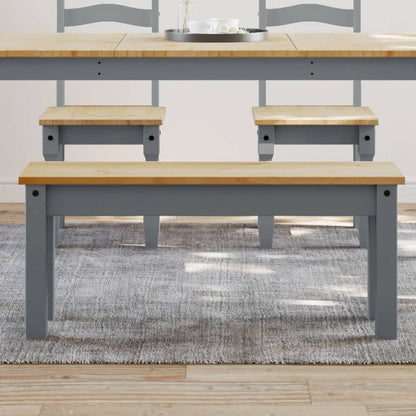 Spisebordsbænk Panama 105X30X45 Cm Massivt Fyrretræ