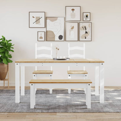 Spisebordsbænk Panama 105X30X45 Cm Massivt Fyrretræ