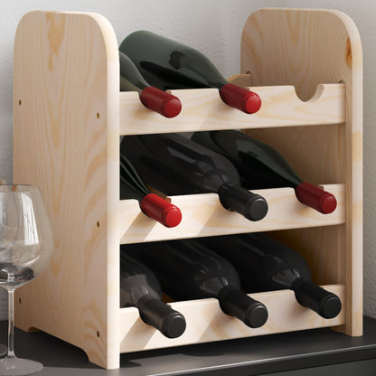 Vinreol 67,5X25X87 Cm Massivt Fyrretræ