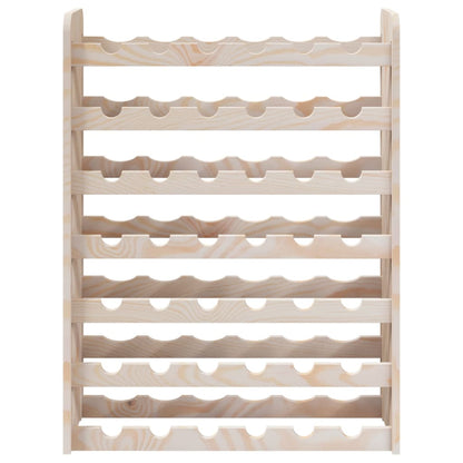 Vinreol 67,5X25X87 Cm Massivt Fyrretræ
